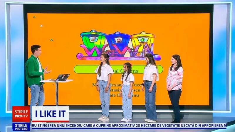Trei fete de clasa a VI-a din Pitești au creat o aplicație pentru reciclarea corectă, folosind inteligența artificială