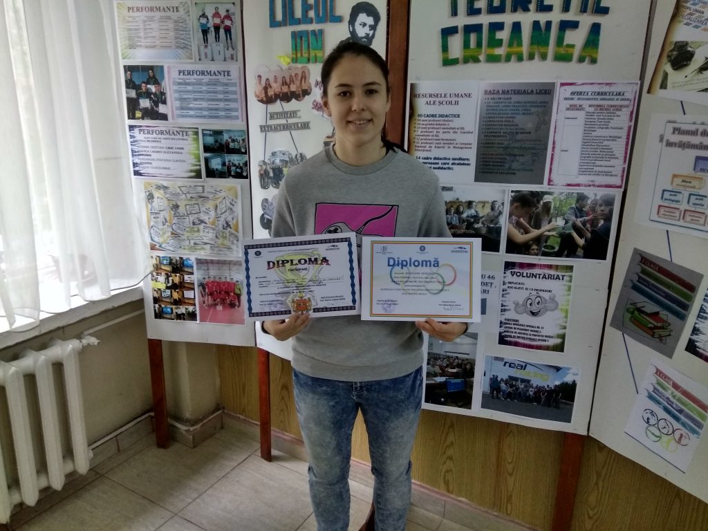 Model de copil! Natalia, elevă de excepţie şi sportivă talentată!