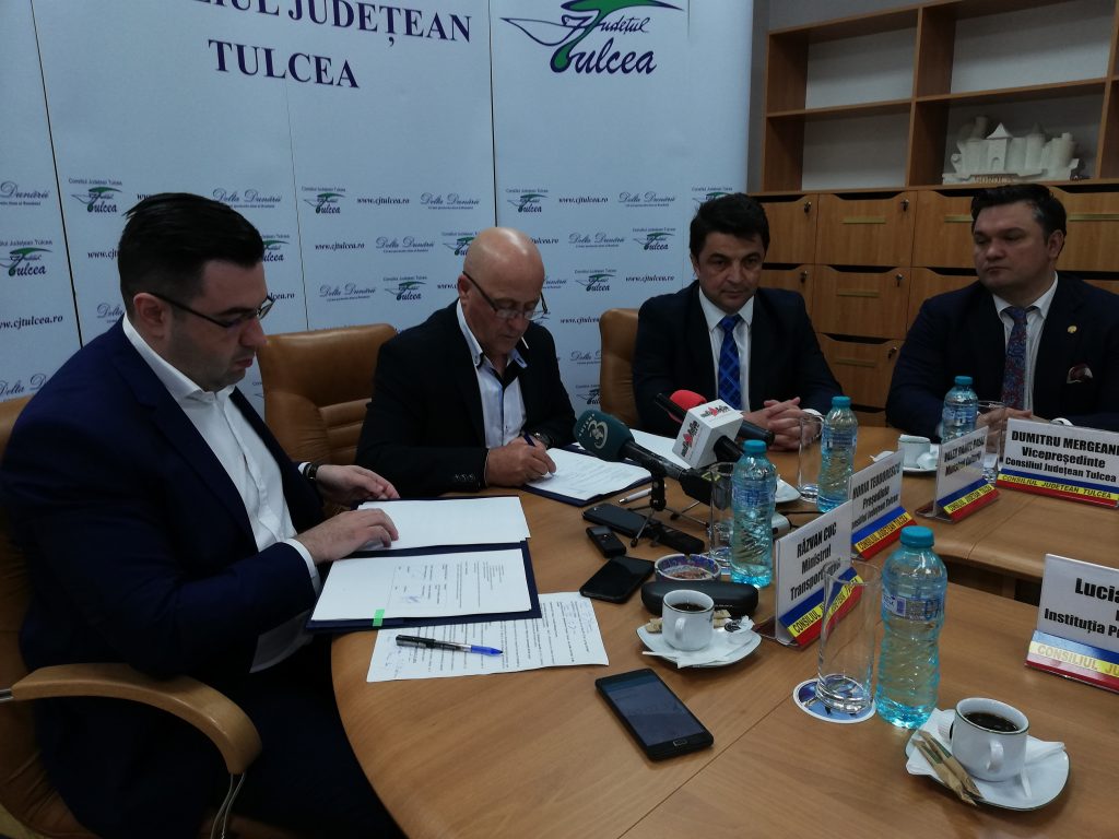 A fost semnat contractul de finațare pentru modernizarea Portului Tulcea