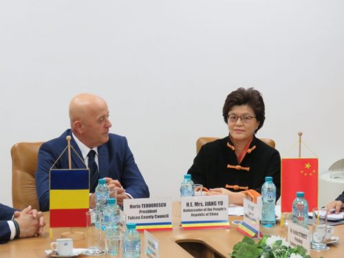 Noul ambasador al Chinei în vizită la Tulcea