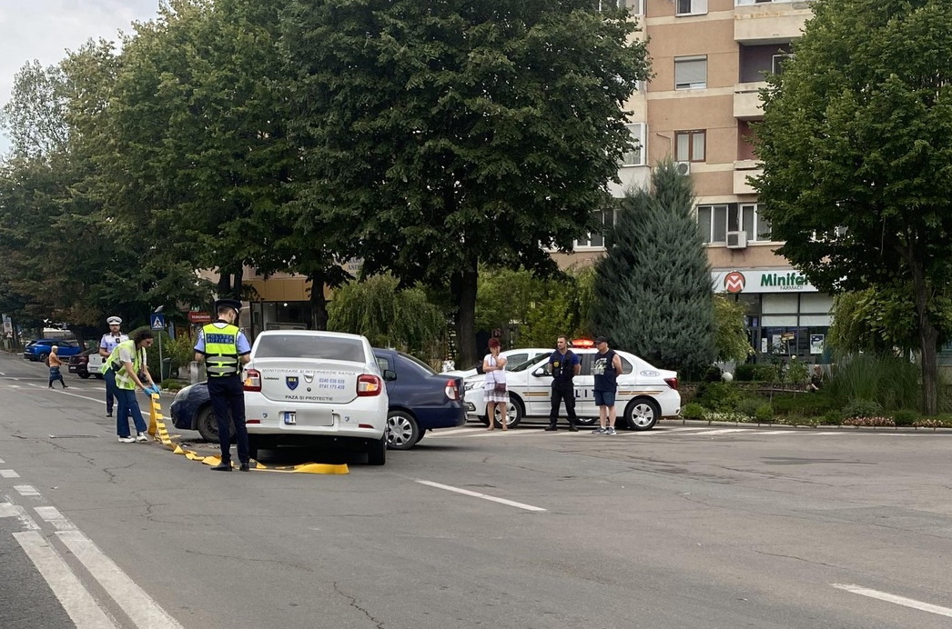 Accident în centrul municipiului. O persoană a ajuns la spital