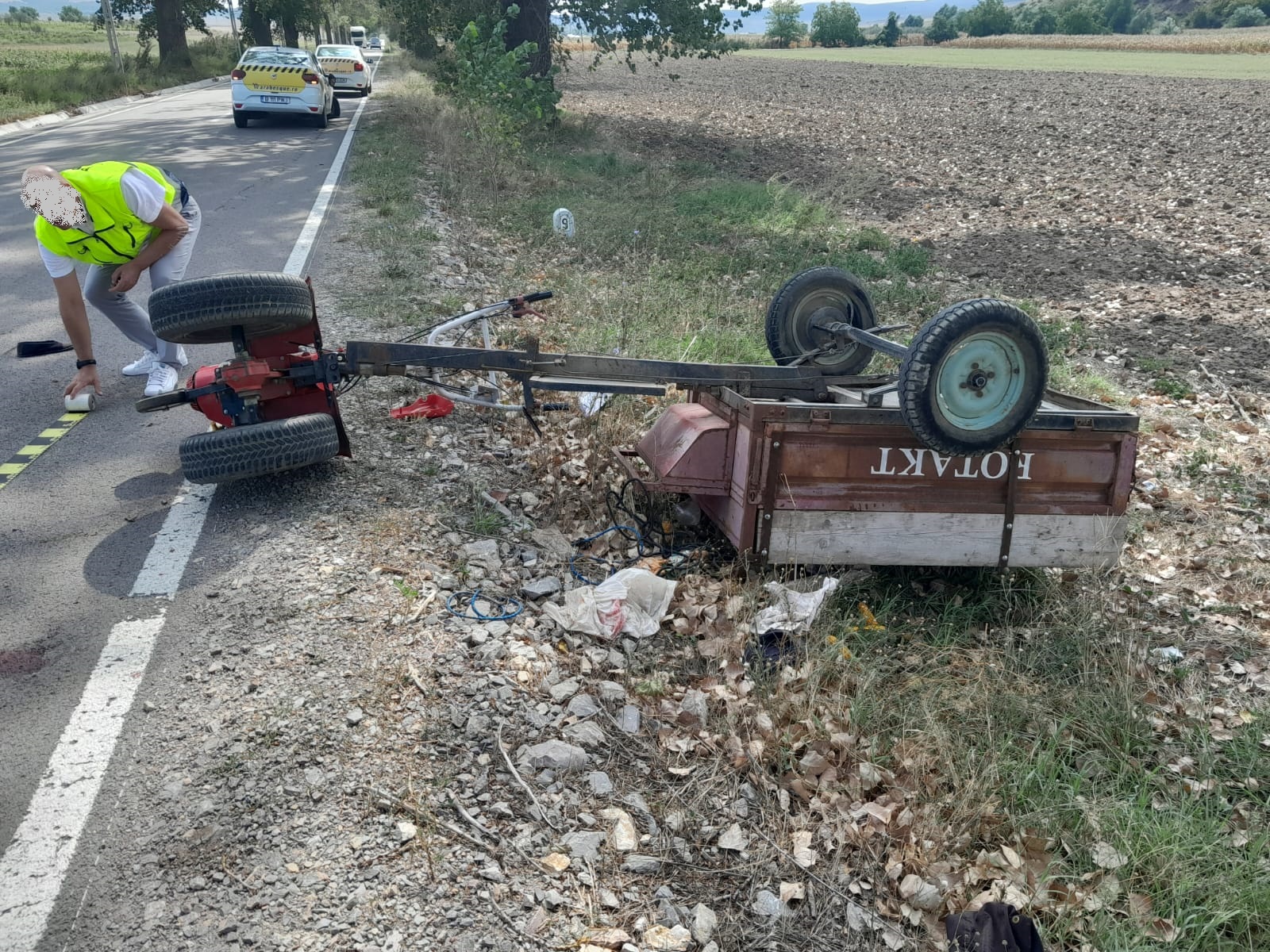 Accident rutier aproape de Iulia. Victima de 79 de ani a ajuns la spital