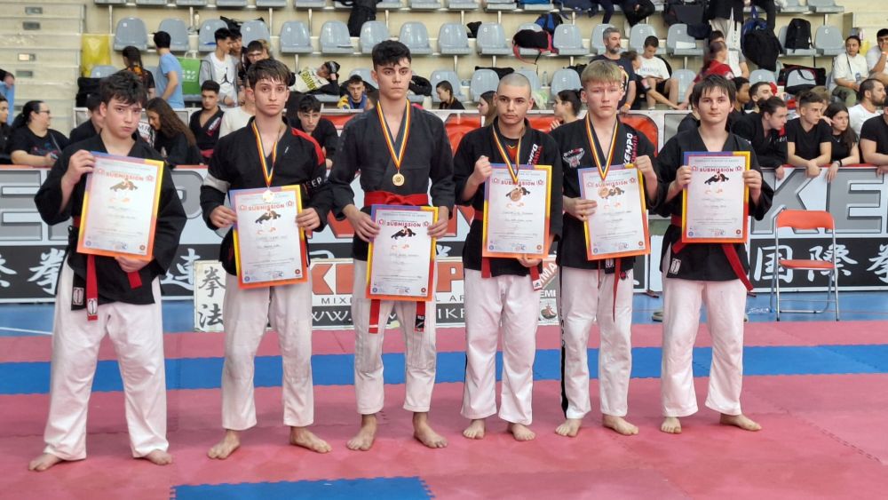 Luptătorii de la „Vulturul Tulcea” au adus acasă noi medalii de la Campionatul Național de KEMPO