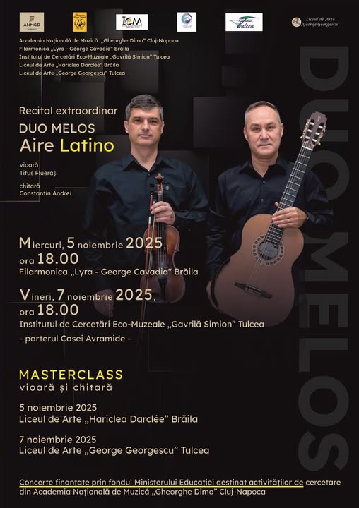 Recital … latino, vineri, la Casa Avramide din Tulcea