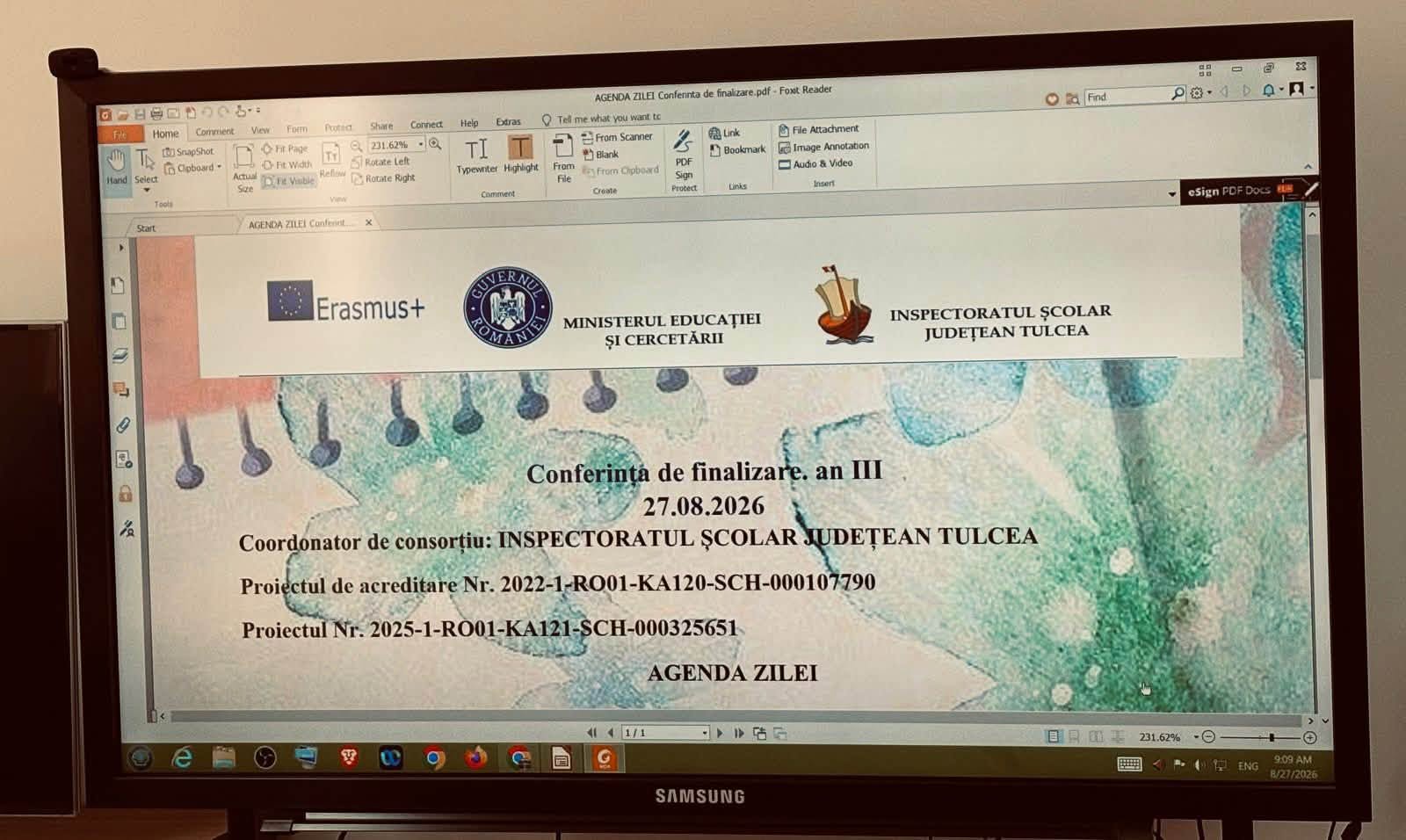 Conferință la Tulcea : s-a încheiat Anul III de implementare a Acreditării Erasmus+