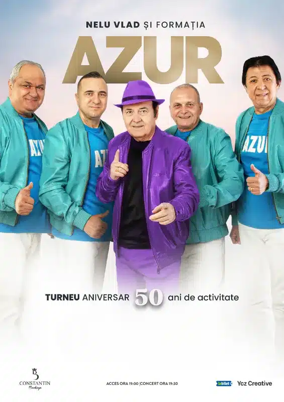 Nelu Vlad si Formatia Azur – Turneu Aniversar 50