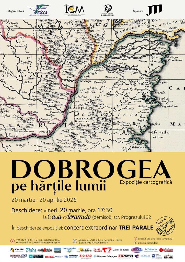 Dobrogea pe hartile lumii