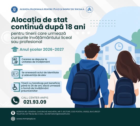 Alocația de stat pentru tinerii de 18 ani – ce documente sunt necesare