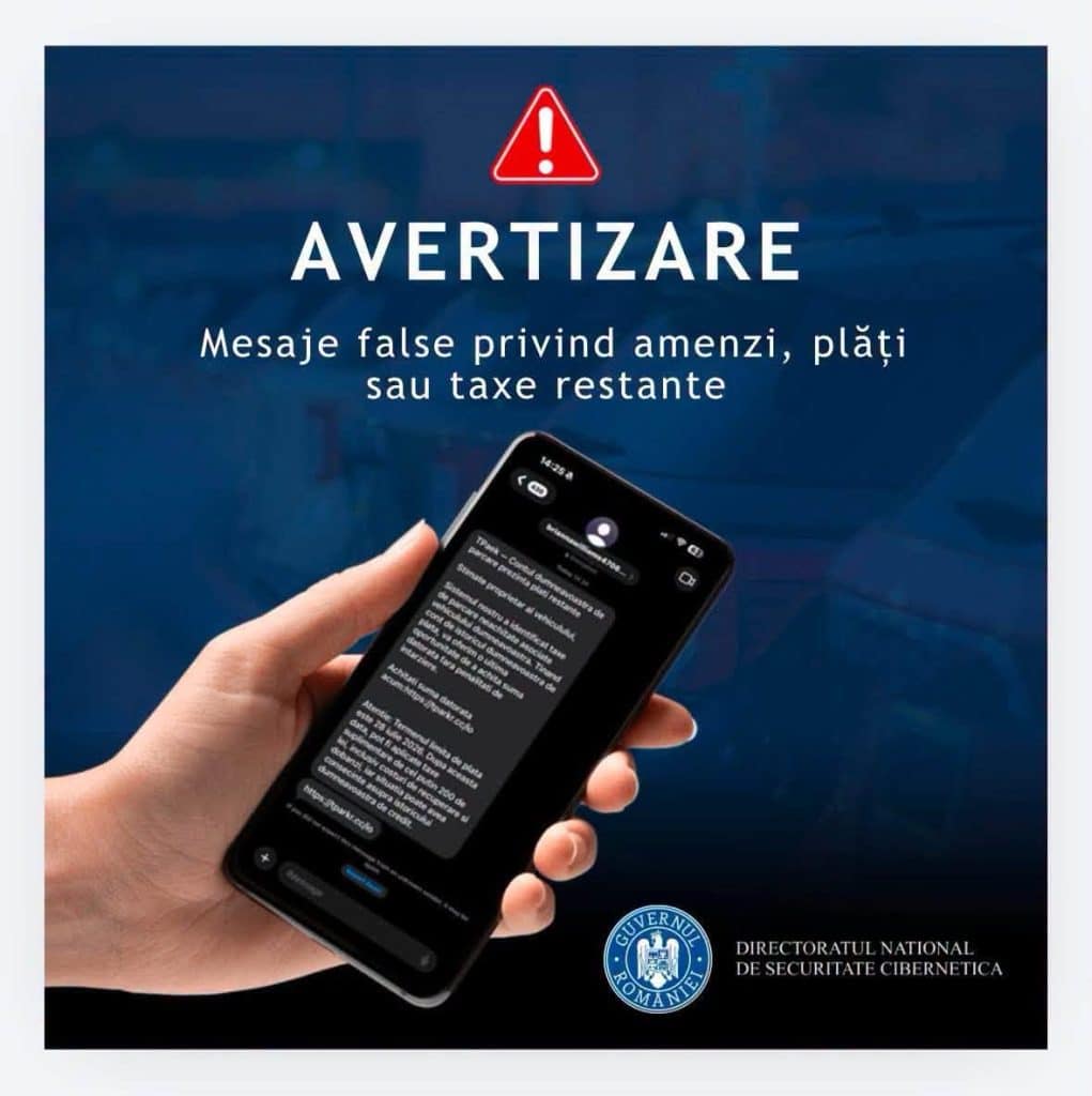 Atenție la mesajele false legate de taxele de parcare